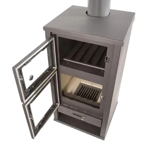 Poêle à bois avec Four 11kW (max 16 kW) BELLEZA DELUXE F – Image 2