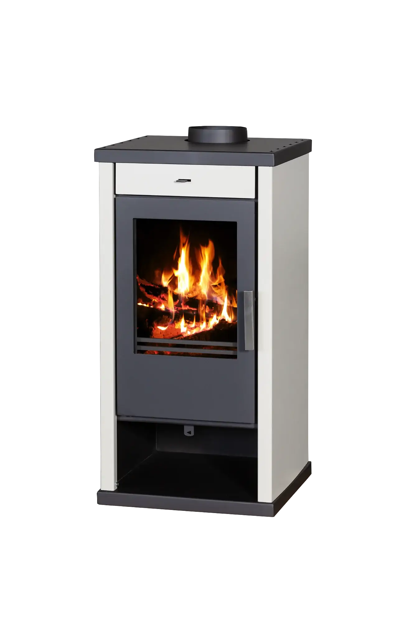 Poêle à Bois BELLEZA VANESSA LUX IVOIRE 12KW – Image 2