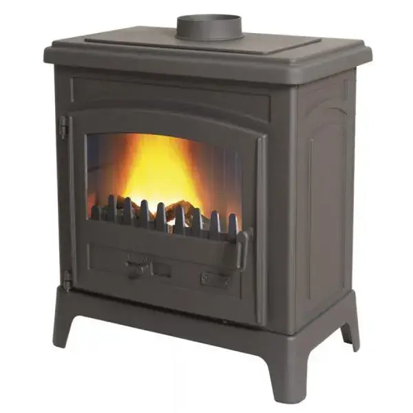 Poêle à bois 10 kW Peint anthracite FONTEVAL – GODIN – Image 3