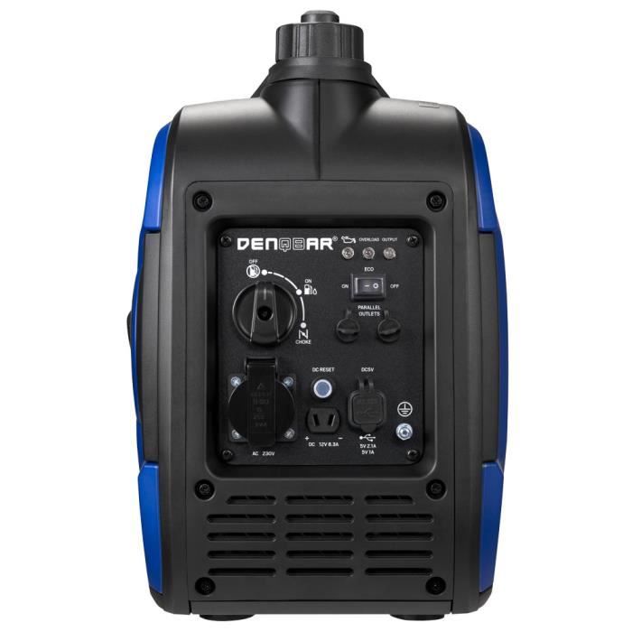 DENQBAR Groupe électrogène Inverter 2000 W Générateur portable insonorisé DQ-2000 avec onduleur – Image 3