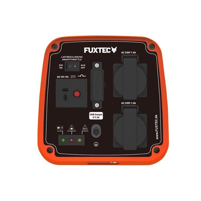 Groupe électrogène inverter - FUXTEC FX-IG12 - 2200W, essence, 4 temps USB, generateur electrique – Image 2