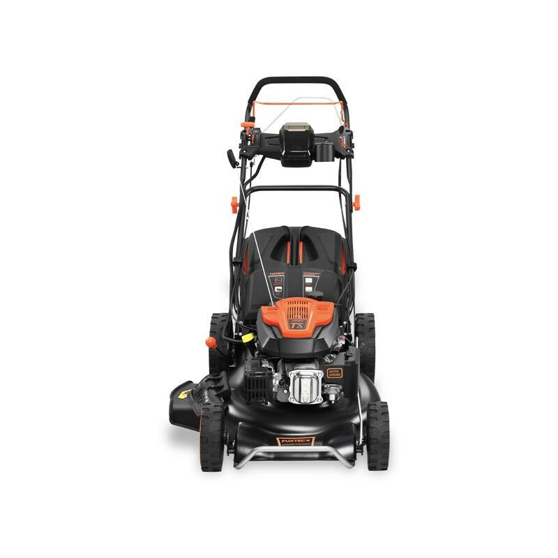 Tondeuse thermique autotractée démarrage électrique vitesse réglable 196cm3 53cm - FUXTEC FX-RM5396esPRO - 6CV 70L – Image 5