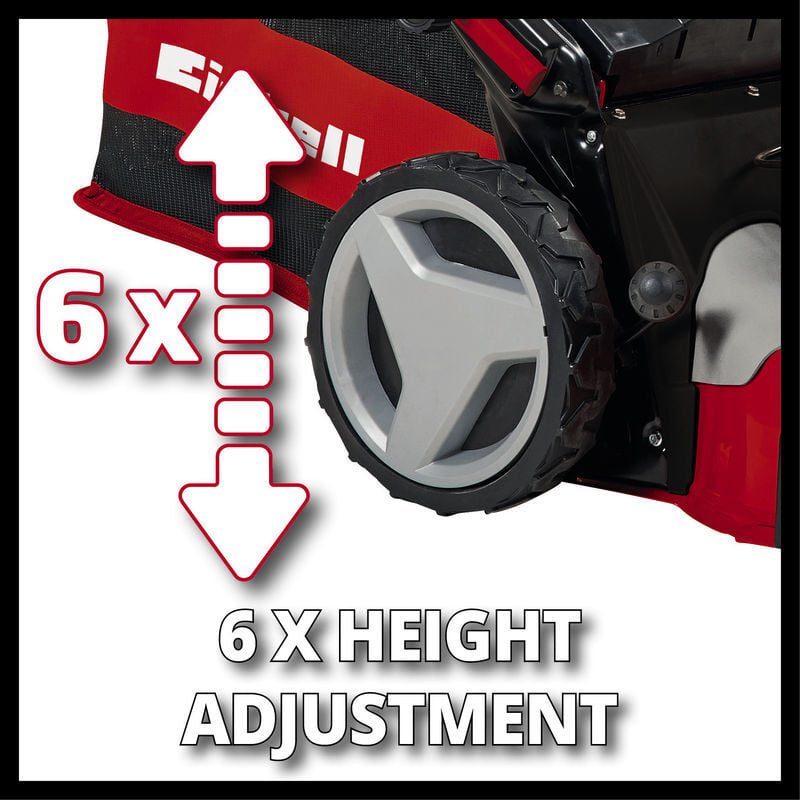 Einhell Tondeuse à gazon thermique GC-PM 56/2 S HW (173cc, surfaces jusqu’à 2 200 m², Largeur de coupe 56 cm) – Image 2