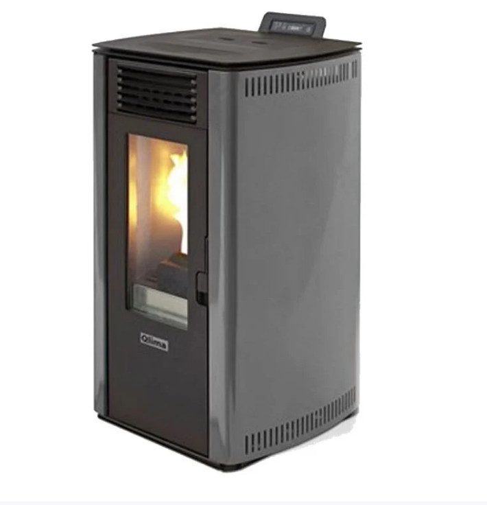 Poêle à pellets Fiorina 74 avec 8,24 kW gris - QLIMA – Image 4