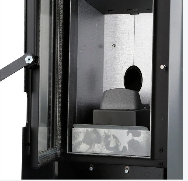 Poêle à pellets Fiorina 74 avec 8,24 kW gris - QLIMA – Image 5