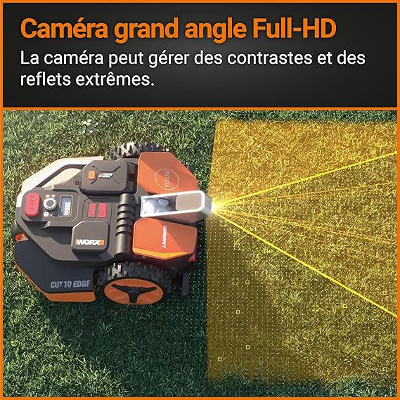 WORX - LANDROID Vision - 600 m² - WR206E.1 - Robot Tondeuse connecté sans Fil périphérique – Image 5