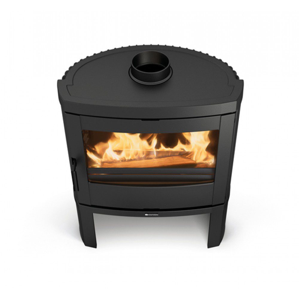Poêle à bois - 9 kW - fonte émaillée - Jennifer 2.0 LA NORDICA EXTRAFLAME – Image 4