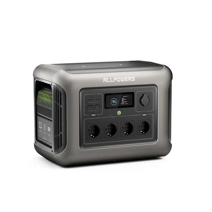 Station d'alimentation de secours portable ALLPOWERS R1500 1800 W 1152 Wh Batterie LiFeP04 – Image 3