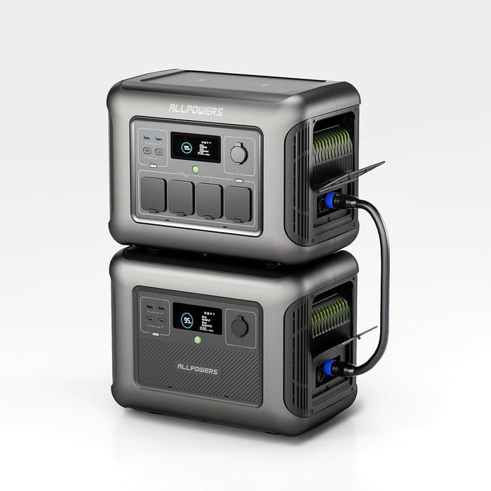 Station d'alimentation de secours portable ALLPOWERS R1500 1800 W 1152 Wh Batterie LiFeP04 – Image 8