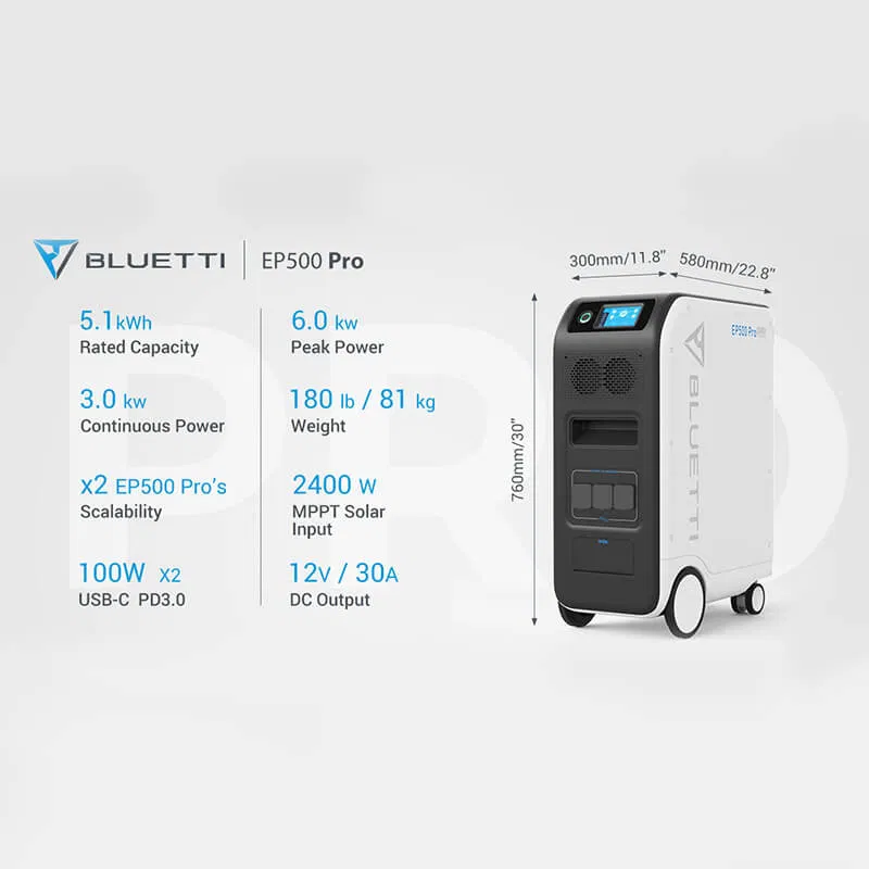 Bluetti EP500 Pro Power Station – Image 3