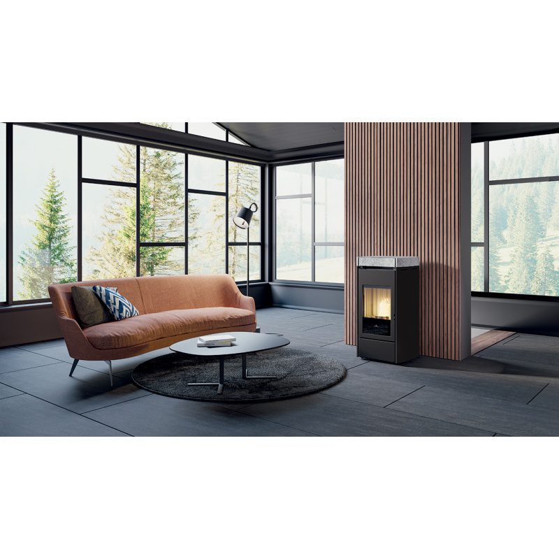 Poêle à granulés Edilkamin Lena Plus de 3,8 à 9.2 kw – Image 3