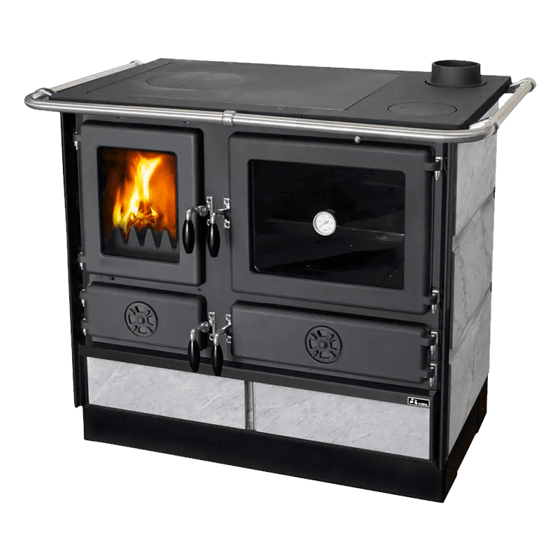 Cuisinière à bois bouilleur Thermo Magnum pierre ollaire 14,3 kw – Image 2