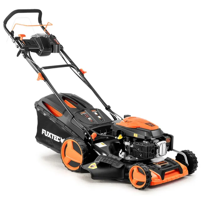 Tondeuse thermique autotractée démarrage électrique vitesse réglable 196cm3 51cm - FUXTEC FX-RM5196esPRO - 6CV 60L – Image 6