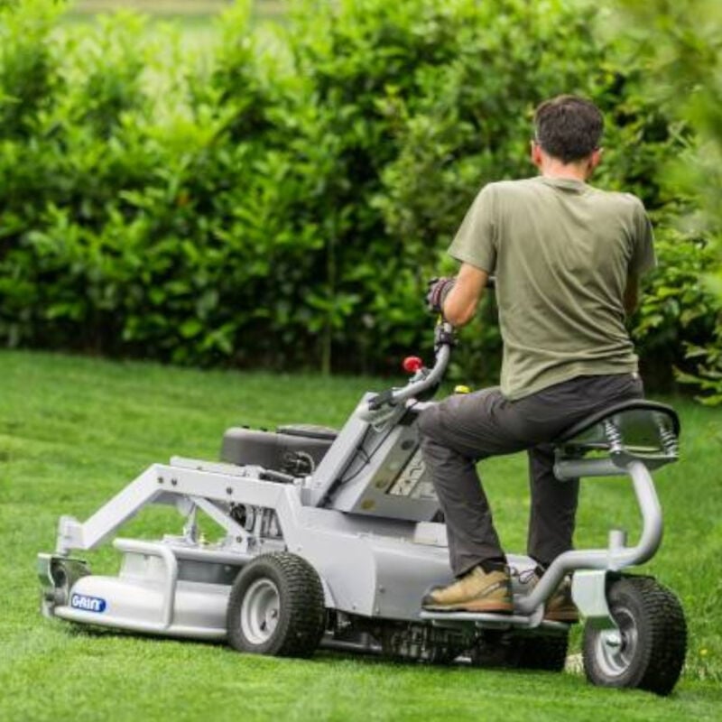 Tondeuse thermique professionnelle 90 cm, mulching 5200 m²/h, braquage zéro turn - GRIN XM90A – Image 5