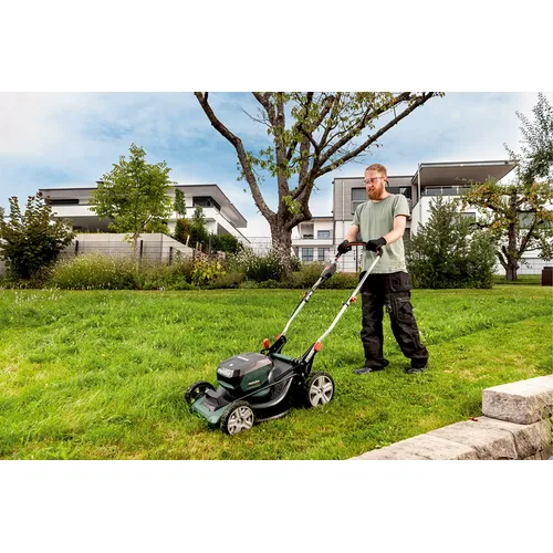 METABO Tondeuse À Gazon Sans Fil Rm 36-18 Ltx Bl Largeur Decoupe 46 Cm – Image 2