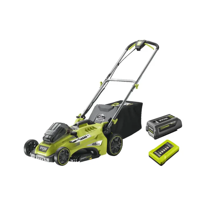 RYOBI Tondeuse 36v Maxpower Brushless - Coupe 46cm - 1 Batterie 5.0ah - 1 Chargeur – Image 2