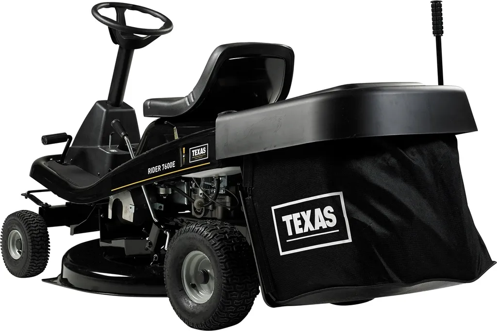 TEXAS Rider 7600E 3 en 1 tracteur à gazon – Image 9