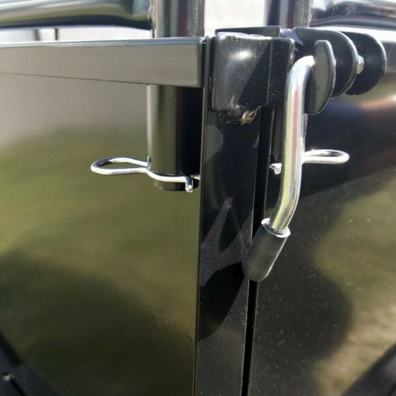Remorque basculante pour auto portée et quads 200x78x94,5 cm avec grille 300 kg max – Image 5