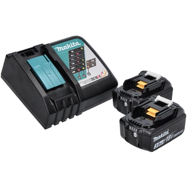 Makita DUC 254 RF 18 V Brushless Tronçonneuse sans fil 25 cm + 2x Batteries 3,0 Ah + Chargeur – Image 5