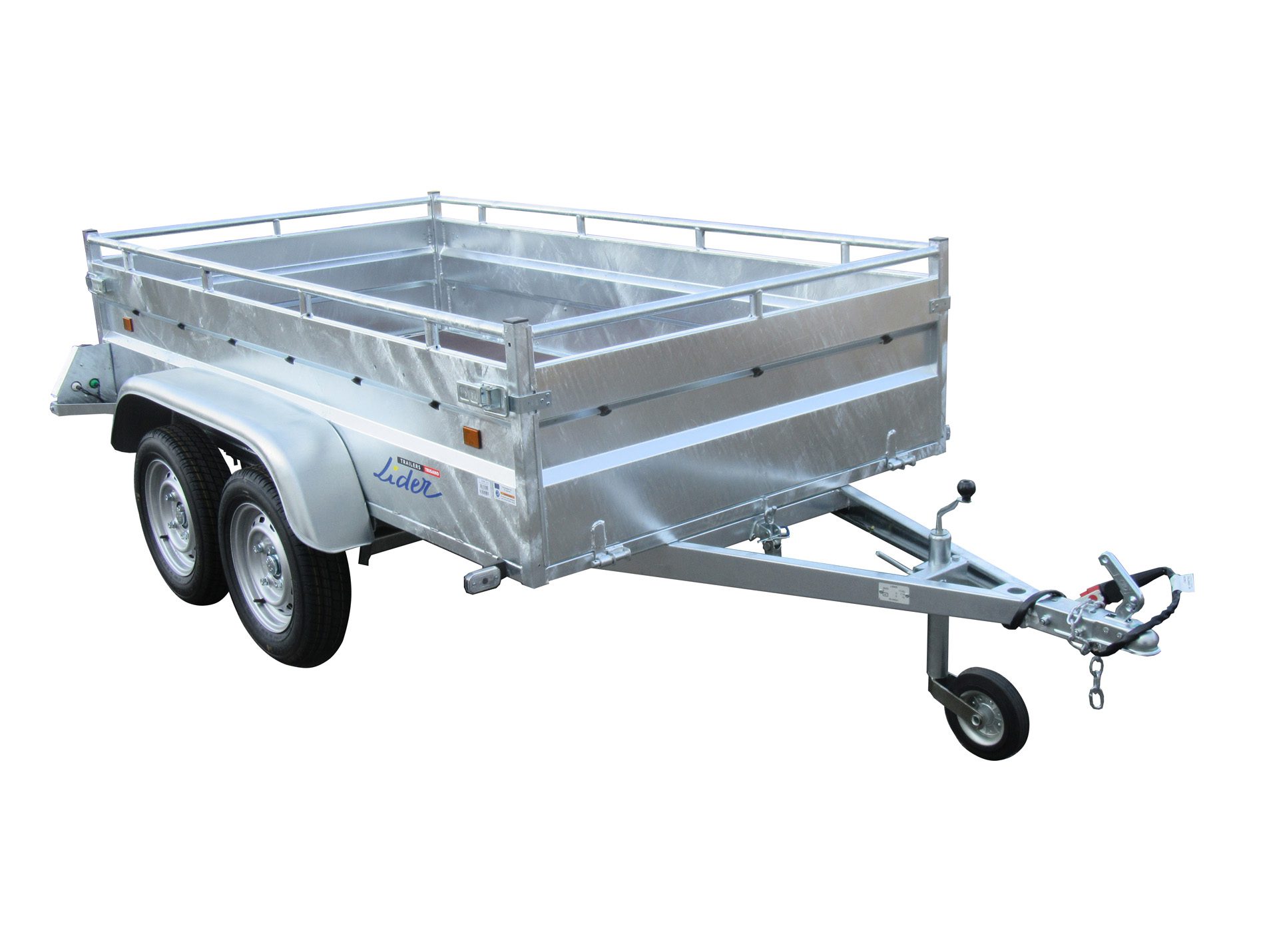 Remorque double essieu LIDER Robust L.2,50m 750kg – Image 2