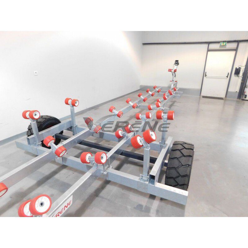 REMORQUE PORTE BATEAU MECANOREM CHARIOT DE MISE A L EAU 2500 KG – Image 3