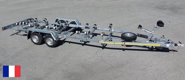 Remorque NAVICA porte bateau double essieu – Image 2