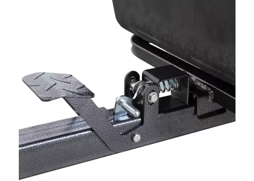 Remorque double essieux 550kg benne en plastique PE basculante 1600x826x475 mm Torros – Image 6