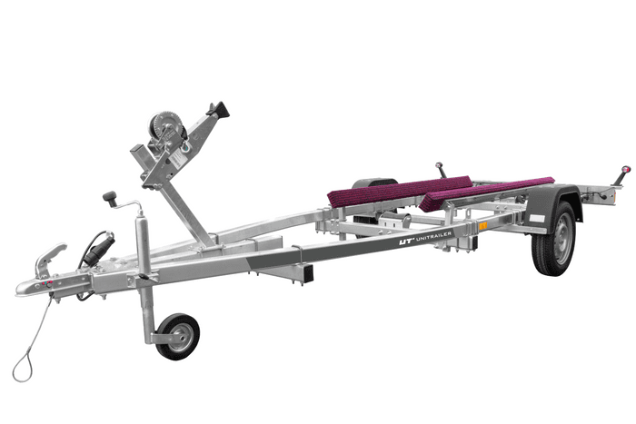 Remorque porte bateau UNITRAILER JET ALU PTAC 750 kg – Image 3