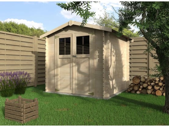 Abri de Jardin Bois Milovic L.210 x l.210 x H.171 cm - DECOR ET JARDIN – Image 5