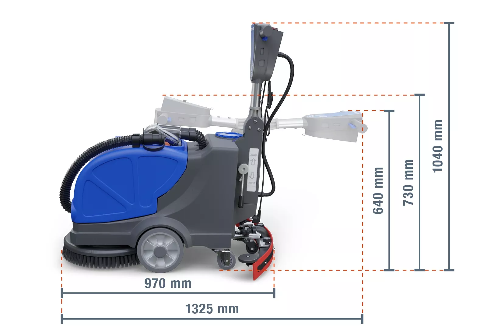 Autolaveuse SWM30, 1.200 m²/h, diamètre de brosse 430 mm, wipeket – Image 3