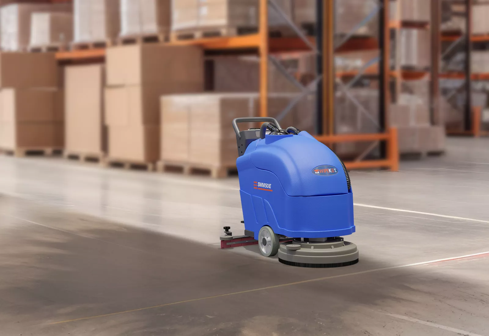 Autolaveuse SWM50E avec batterie 2.200 m²/h, diamètre de brosse 490 mm, wipeket – Image 5