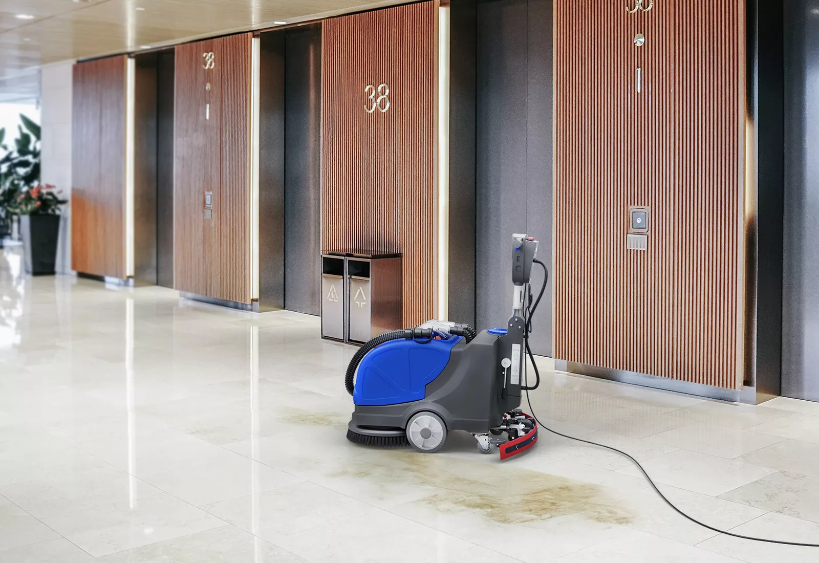 Autolaveuse SWM30, 1.200 m²/h, diamètre de brosse 430 mm, wipeket – Image 5