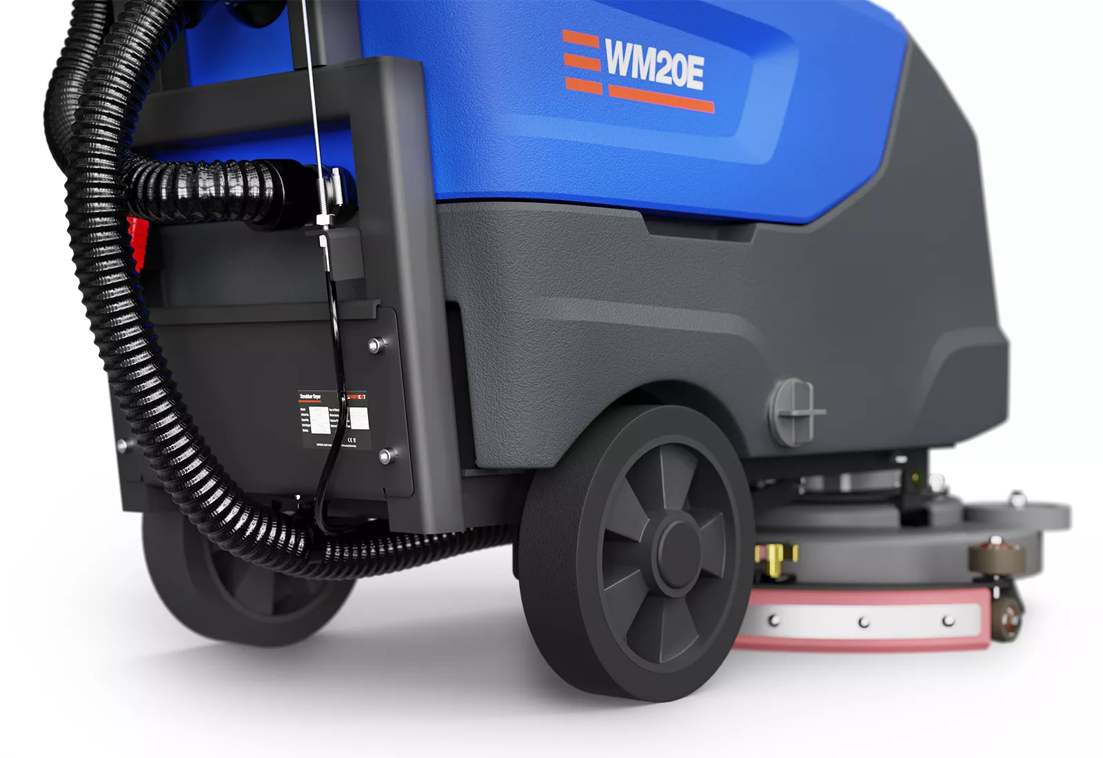 Autolaveuse WM20E avec batterie, 20 l réservoir d'eau fraîche, diamètre des brosses 390 mm, wipeket – Image 8