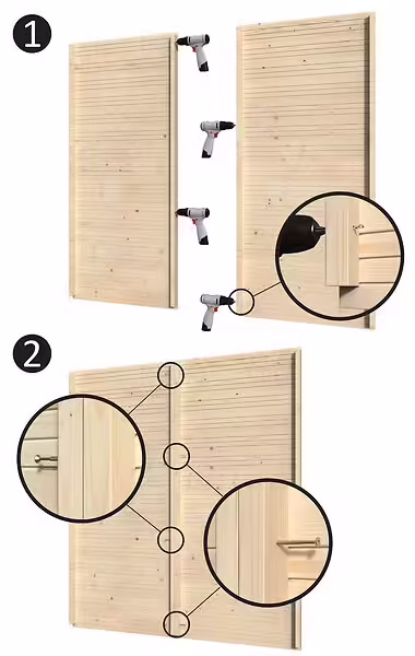 Abri de jardin Bois SU - 12mm - 4,86m2 – Image 4