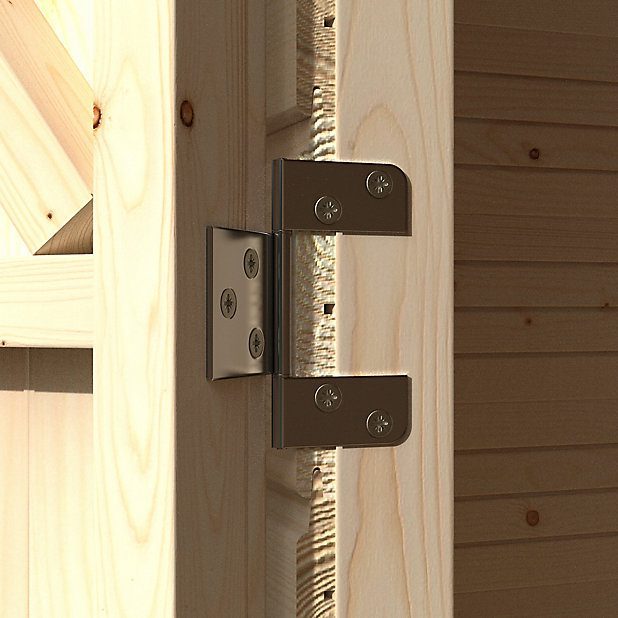 Abri de jardin Blooma Selwyn en bois coloris naturel ép.12 mm surface extérieure 4,87 m² – Image 3