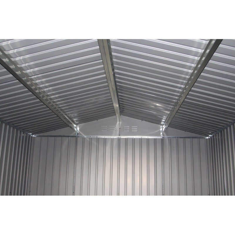 Abri 10,85m² métal FIRST anthracite + Kit d'ancrage X-METAL – Image 3