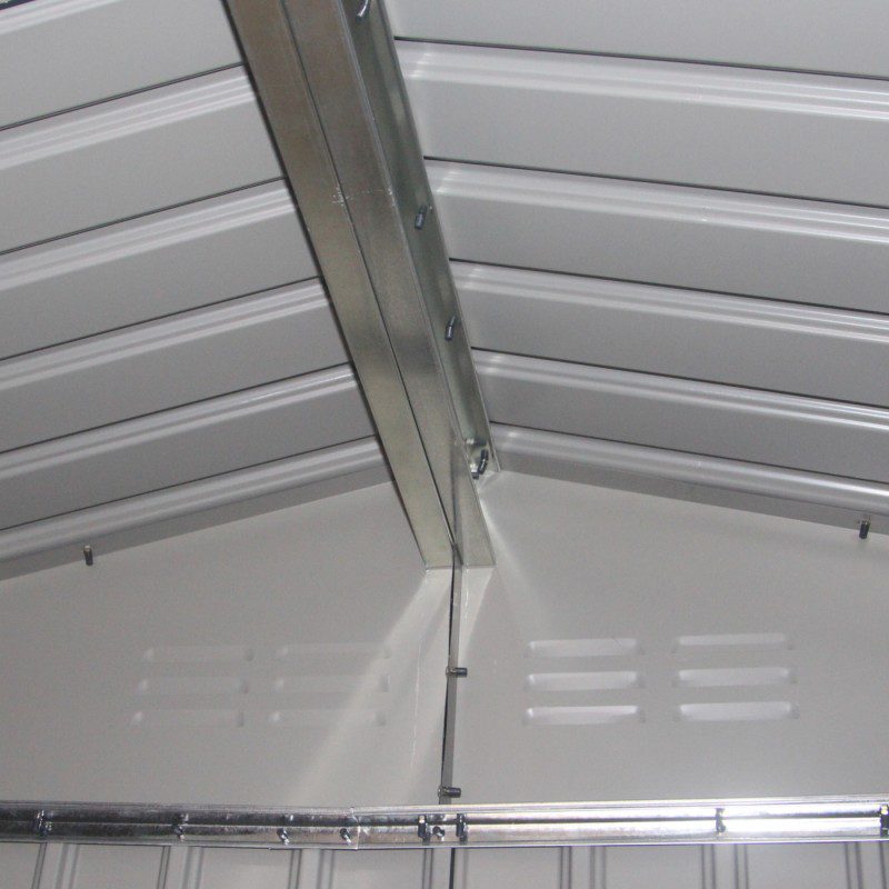 Abri 10,85m² métal FIRST anthracite + Kit d'ancrage X-METAL – Image 4