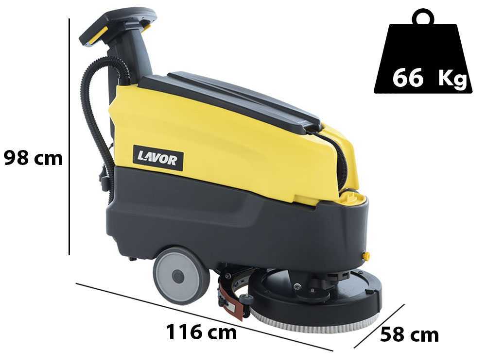 Autolaveuse électrique Lavor L4 45E - 230V - lave et sèche – Image 2