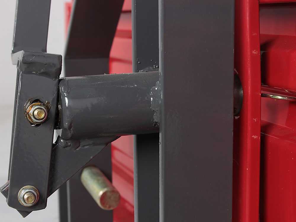 Benne 3 points pour tracteur GeoTech TRP 160 - Basculante - 3 ridelles ouvrables – Image 4