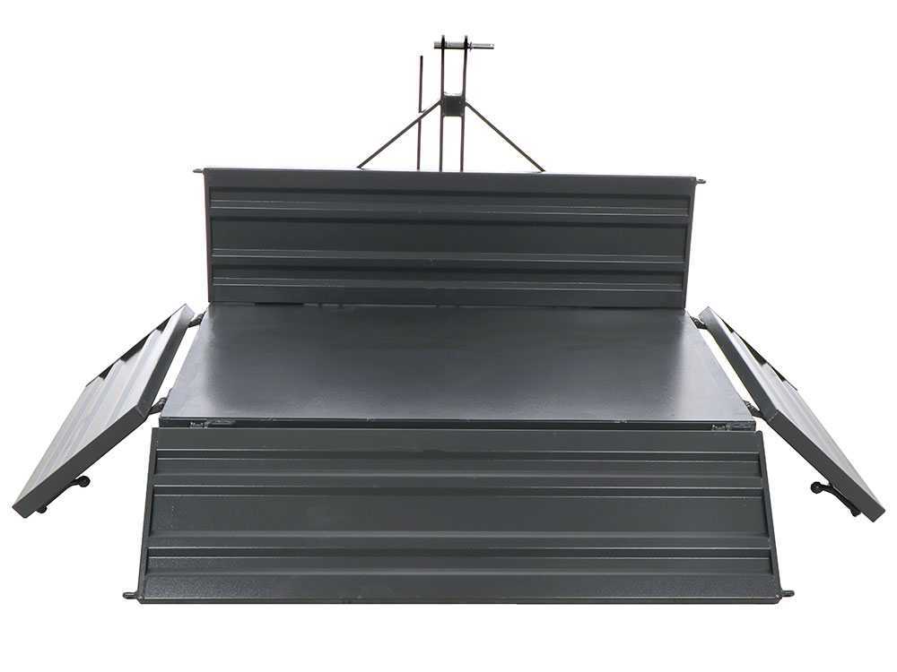 Benne pour tracteur Blackstone B-TB 140 - Basculable - 3 ridelles ouvrables – Image 7