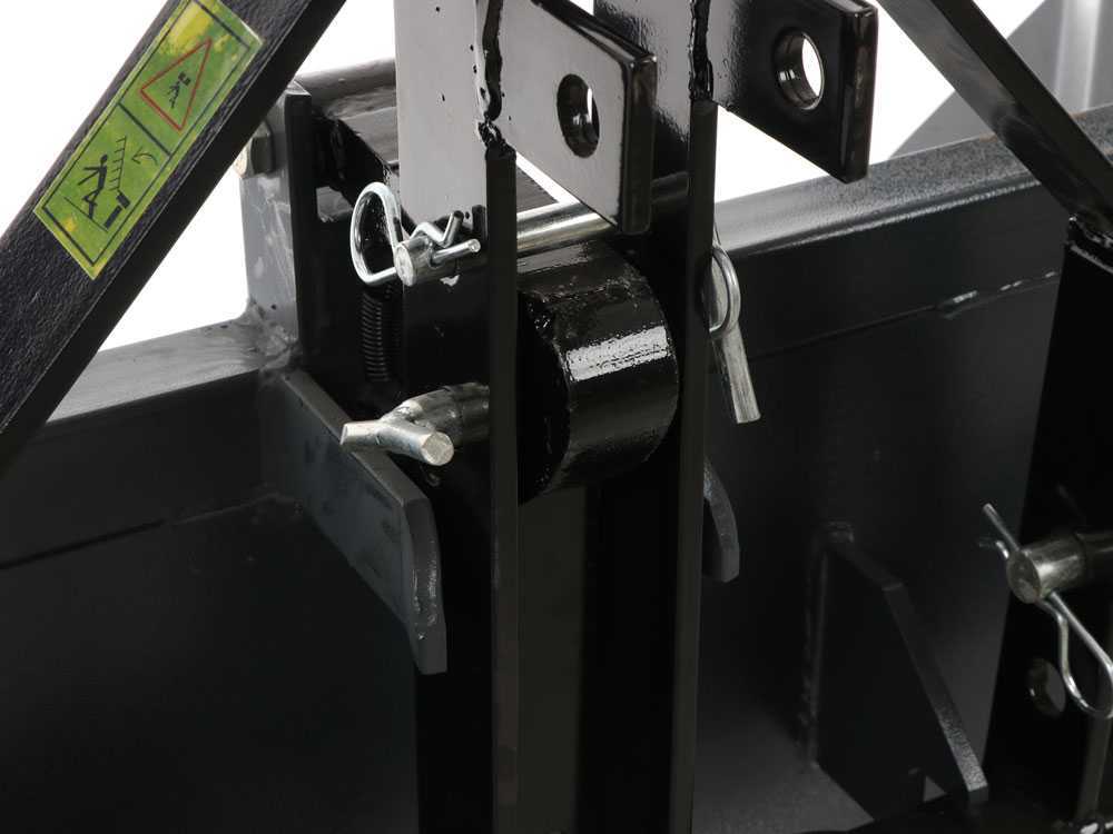 Godet arrière pour tracteur Blackstone B-PAL 100 - avec lame de 100 cm - charge 400Kg – Image 5