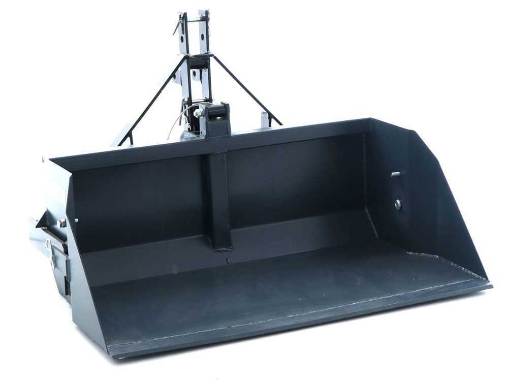 Godet arrière pour tracteur Blackstone B-PAL 100 - avec lame de 100 cm - charge 400Kg – Image 4