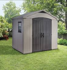 Abri de jardin imitation aspect bois beige "Factor" 4,5 m² - L. 2,56 x P. 1,82 x H. 2,43 m - Keter – Image 2