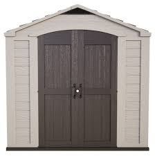 Abri de jardin imitation aspect bois beige "Factor" 4,5 m² - L. 2,56 x P. 1,82 x H. 2,43 m - Keter – Image 3