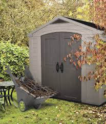 Abri de jardin imitation aspect bois beige "Factor" 4,5 m² - L. 2,56 x P. 1,82 x H. 2,43 m - Keter – Image 4