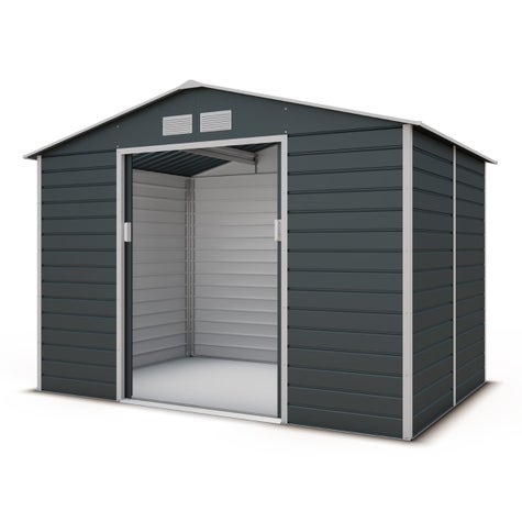Abri de jardin métal anthracite 4,83 m² + kit d'ancrage – Image 3