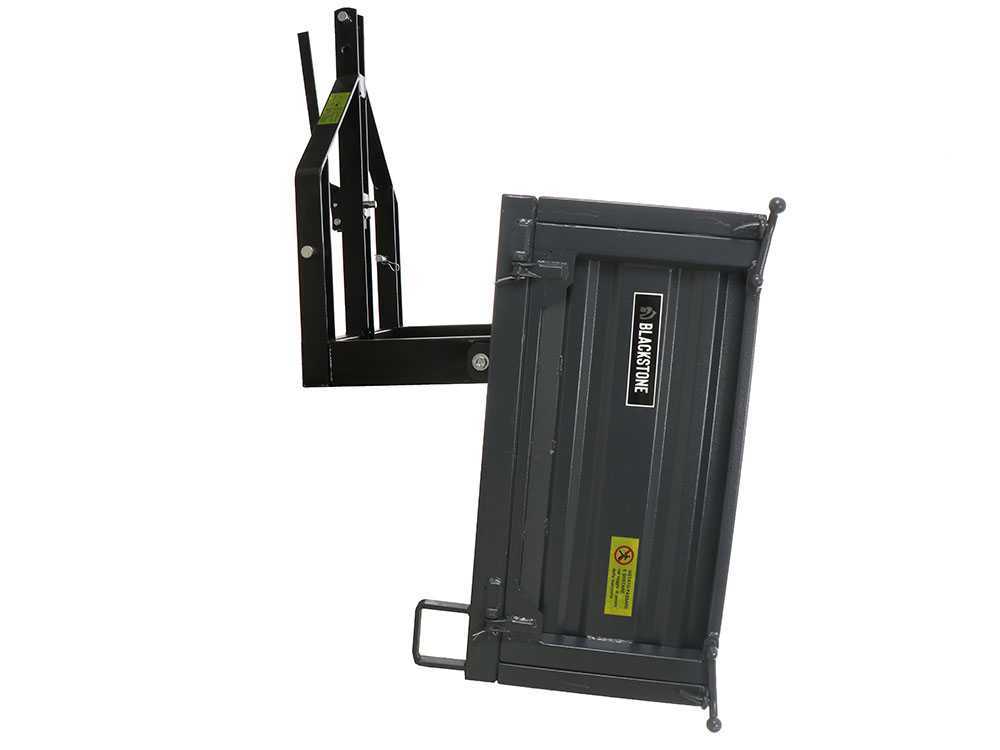 Benne pour tracteur Blackstone B-TB 180 - Basculante - 3 ridelles ouvrables – Image 2