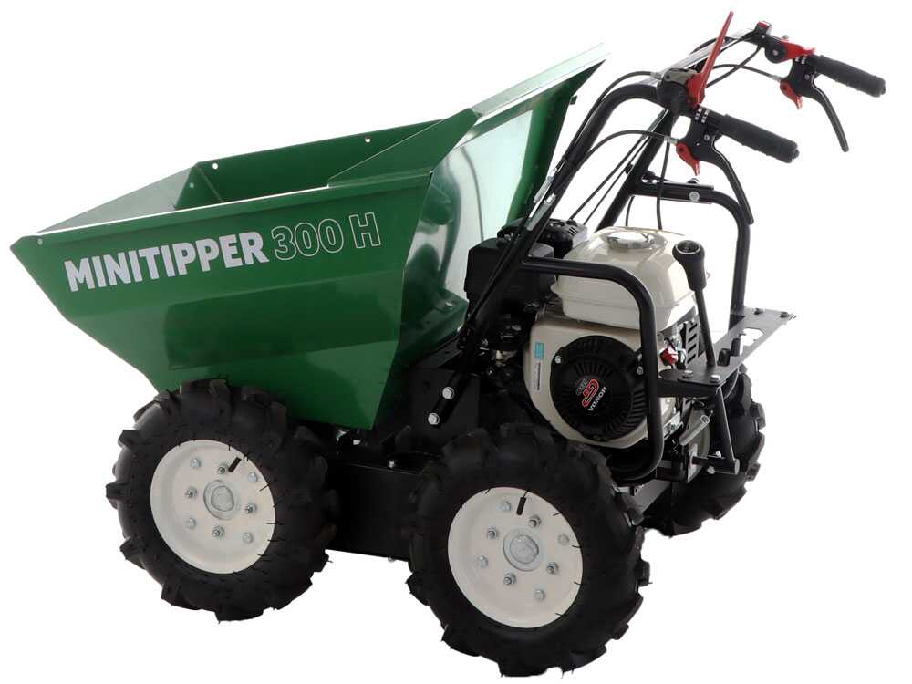 Brouette 4x4 à essence GreenBay MiniTipper 300 H - Moteur Honda GP160 – Image 3