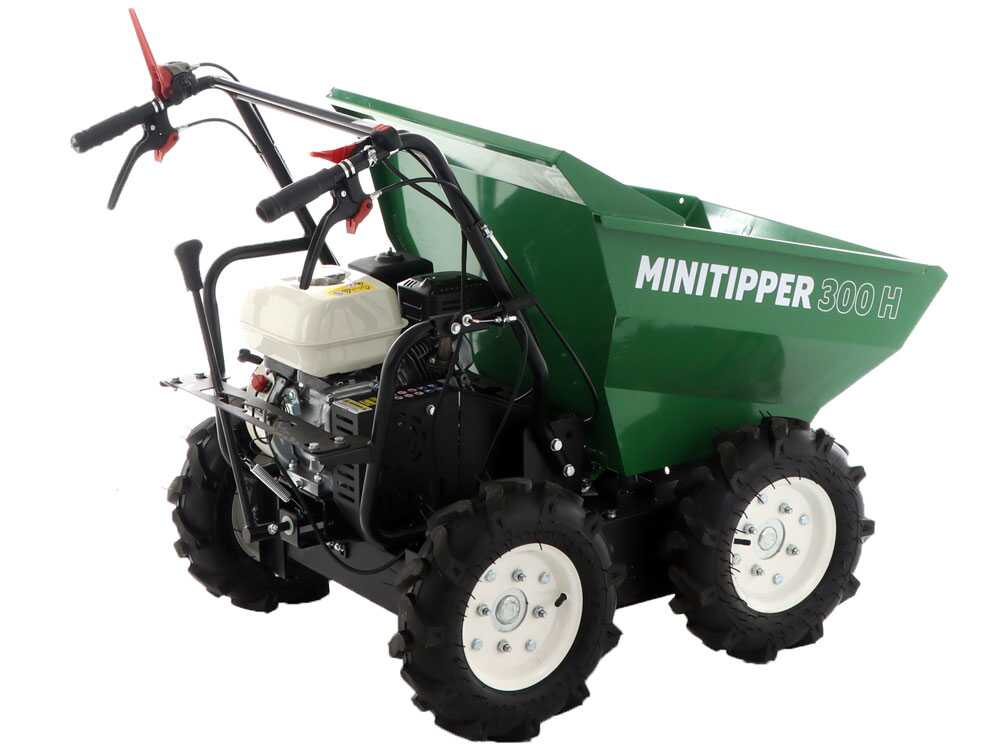 Brouette 4x4 à essence GreenBay MiniTipper 300 H - Moteur Honda GP160 – Image 6
