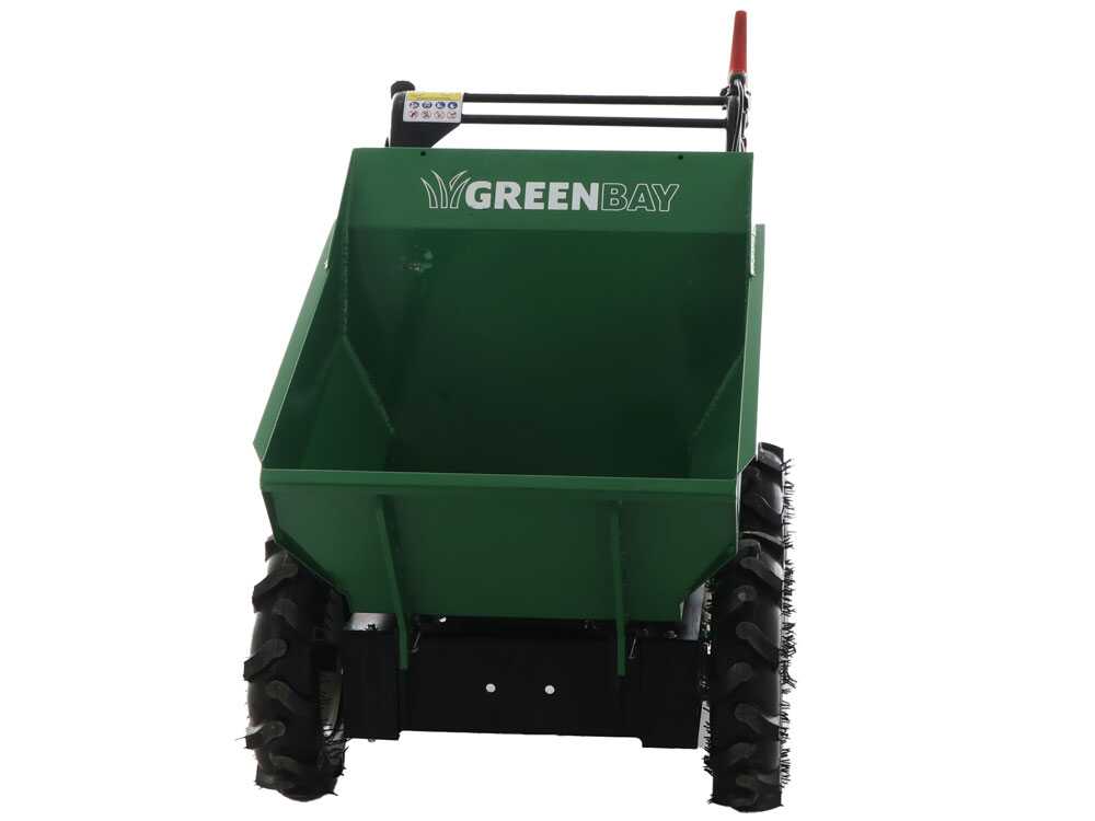 Brouette 4x4 à essence GreenBay MiniTipper 300 L - Moteur Loncin G200F – Image 2